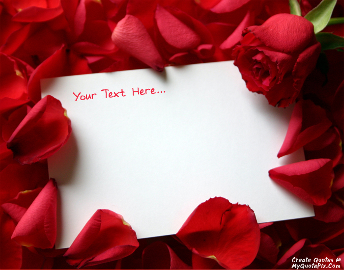 Design Your Own Names Of Red Roses Love Note