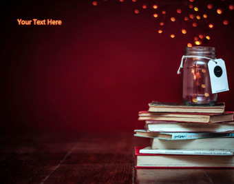 Books Jar Lights Bokeh quote pictures