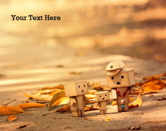 Danbo Family Love quote pictures