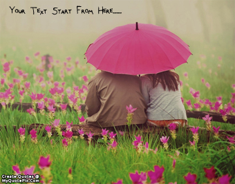 Couple With Umbrella quote pictures