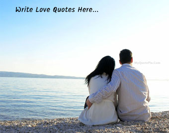 Write Quotes on romantic Pictures