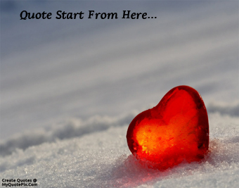 Snow Heart quote pictures